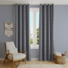 Cream and Gold Velvet Curtains- Home Loom India
