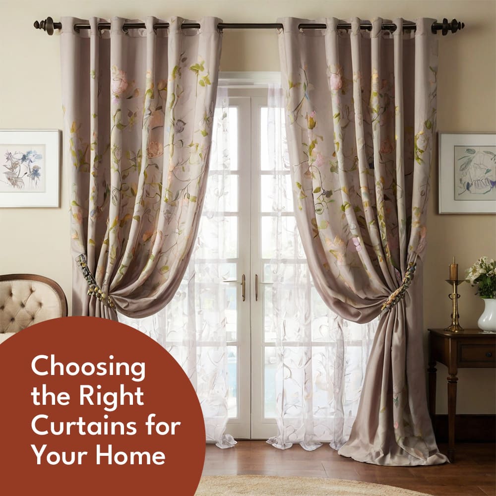 The Art of the Drape: Choosing the Right Curtains for Your Home with Home Loom India