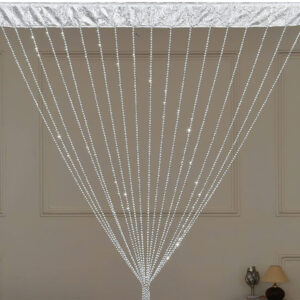 Pearl Curtain-Silver Beads-Flat-Chinese